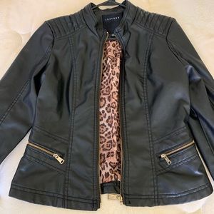 Therapy Faux Leather Jacket